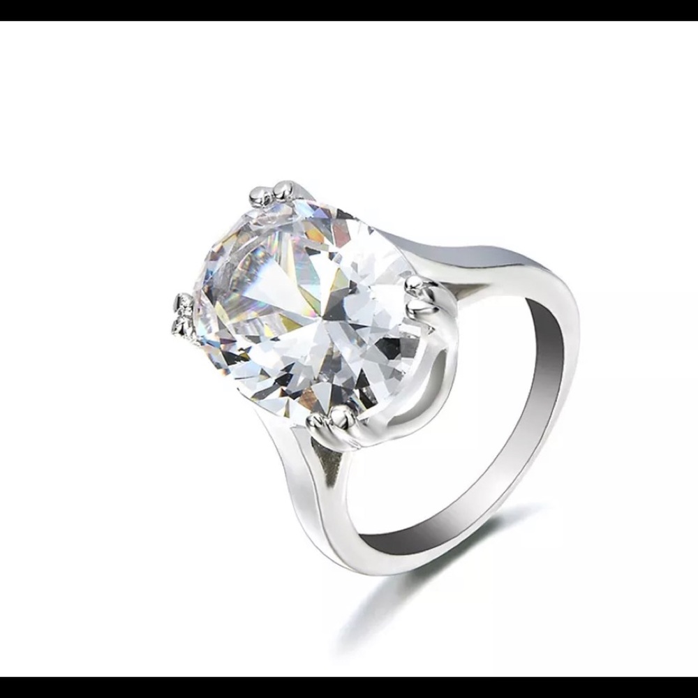 Stunning White Sapphire Ring
